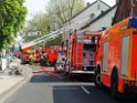 Kellerbrand mit Menschenrettung Koeln Brueck Hovenstr Olpenerstr P036